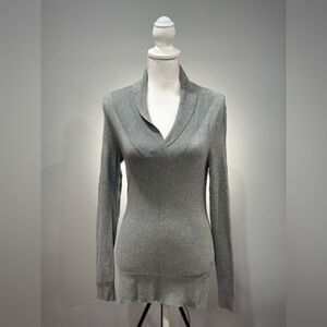 CLEARANCE! Gray WHBM Foldover Cowl Neck Sweater Size XS EUC